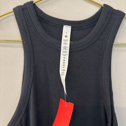 Lululemon Soft Black Cropped Tank 6