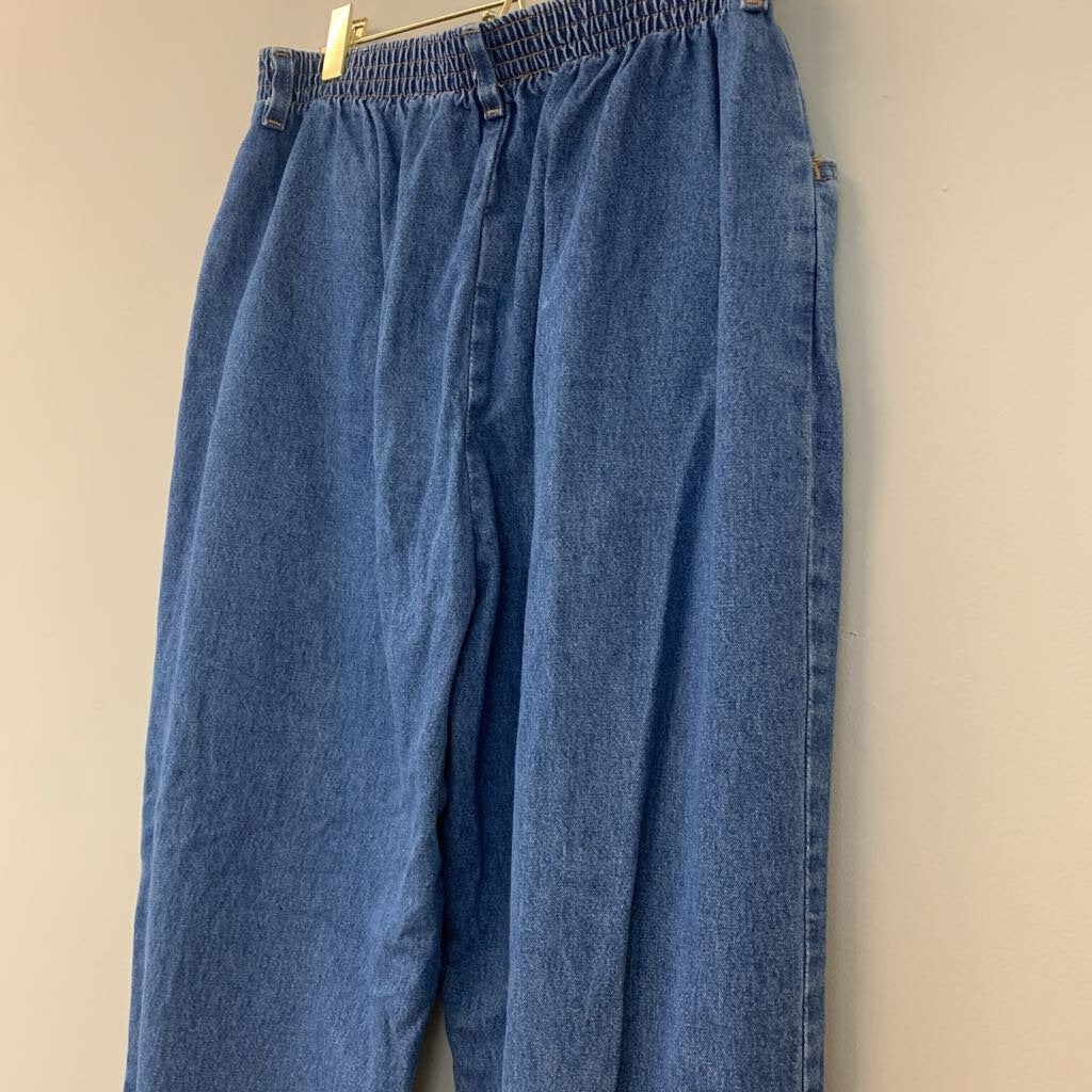 Vintage Medium Wash Pull On Jeans 14P