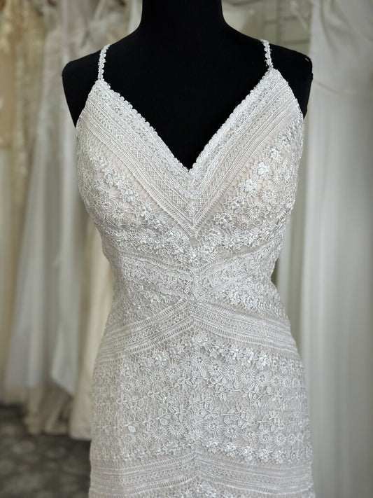 Christina Wu Fit and Flare Lace Wedding Dress 12