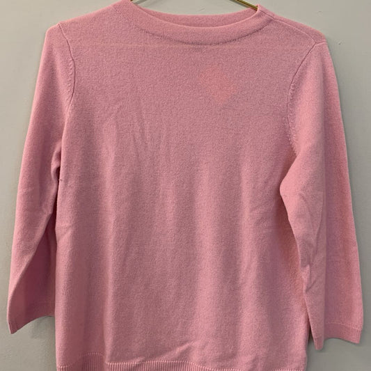 Talbots Baby Pink Long Sleeve Sweater Top Medium