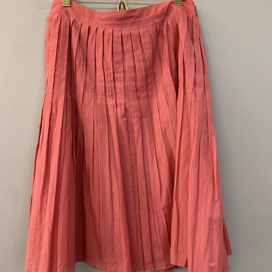 Talbots Coral Pleated Midi Skirt 4