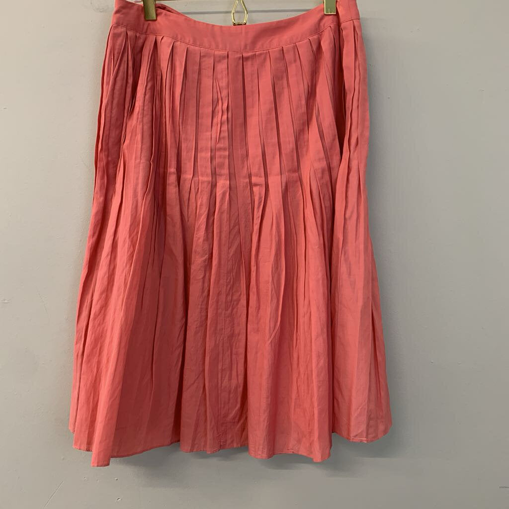 Talbots Coral Pleated Midi Skirt 4