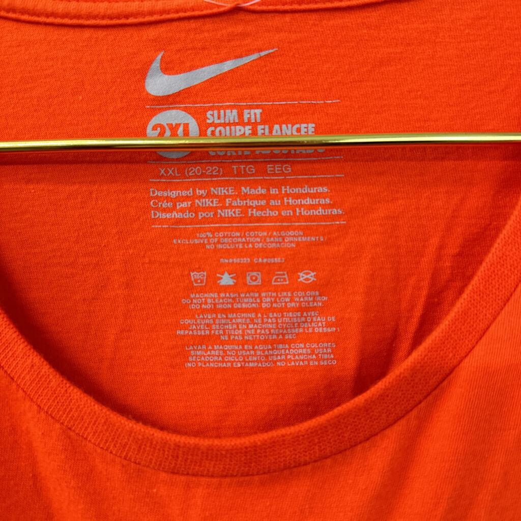 Nike Orange VT Blackburg Short Sleeve Top 2XL