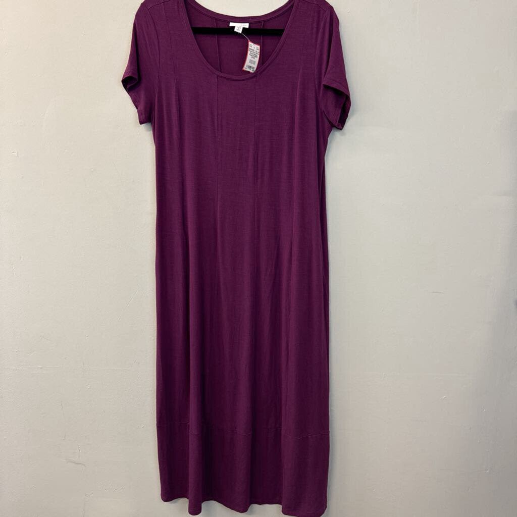 J.Jill Purple Short Sleeve Dress