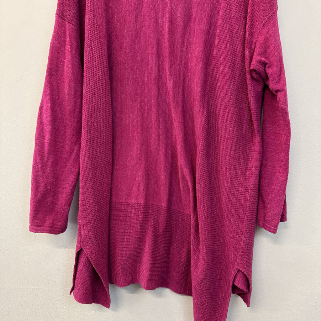 Style and Co Pink V Neck Long Sleeve Sweater Top XXL