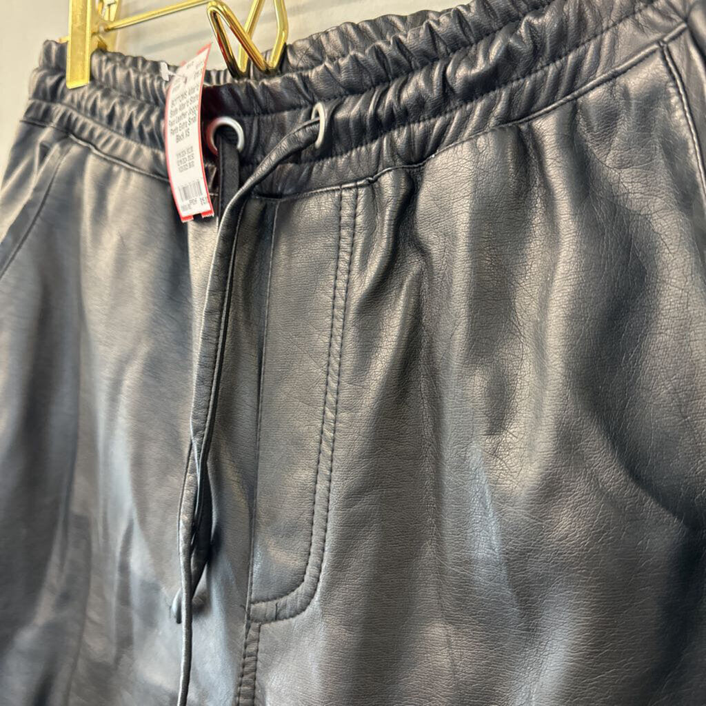 Altar'd State Faux Leather Jogger Pants Extra Small