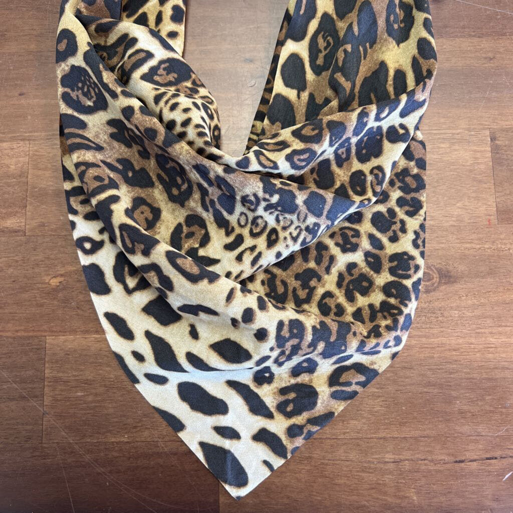 Leopard Print Tie Bandana