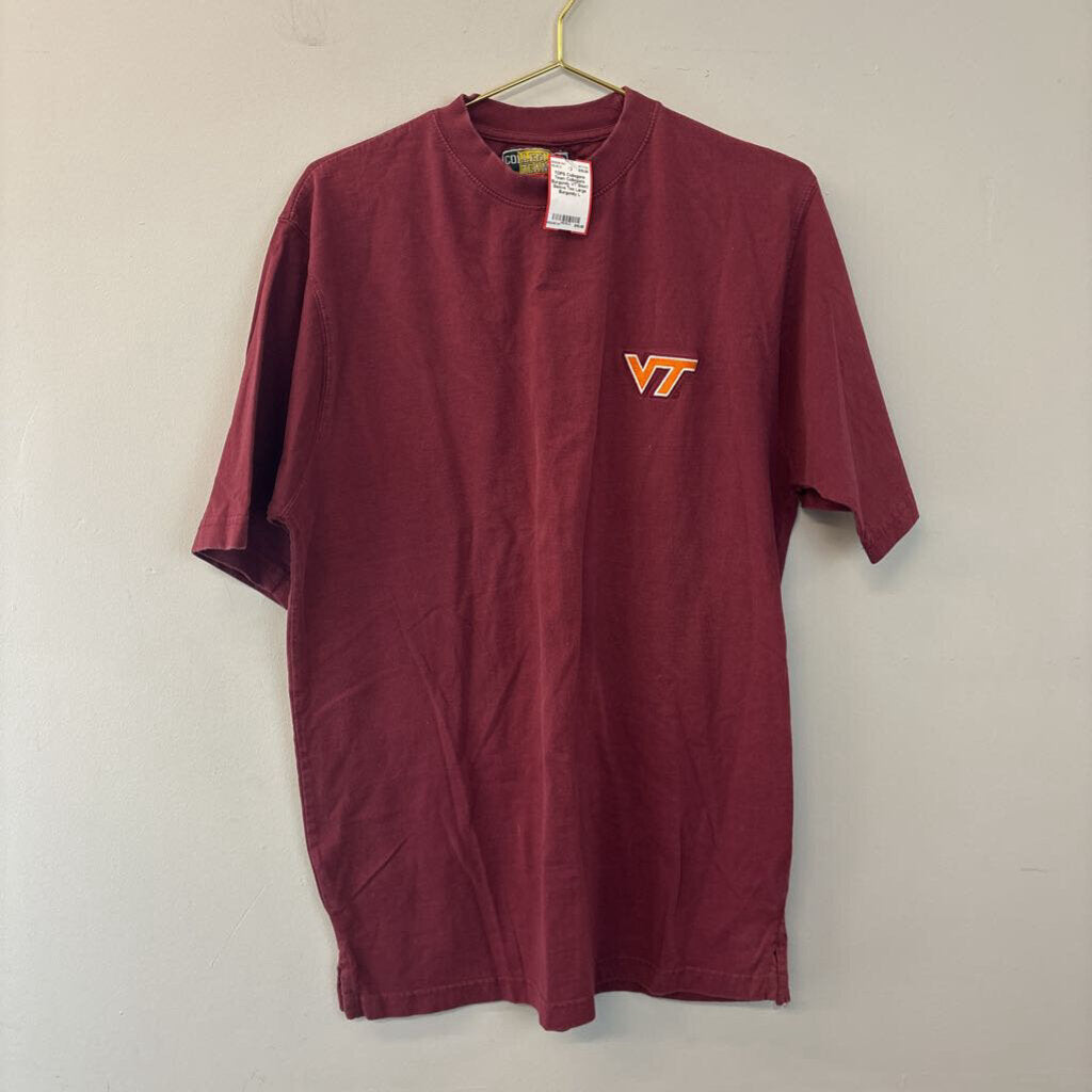 Collegiate Burgundy VT Short Sleeve Tee Large