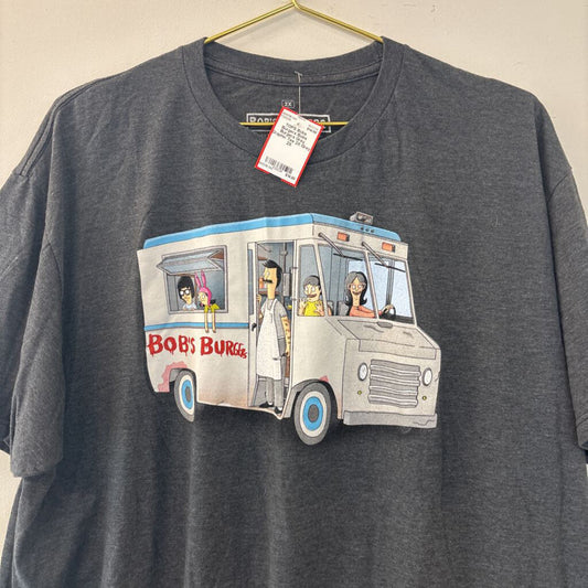 Bobs Burgers Grey Graphic Tee 2X