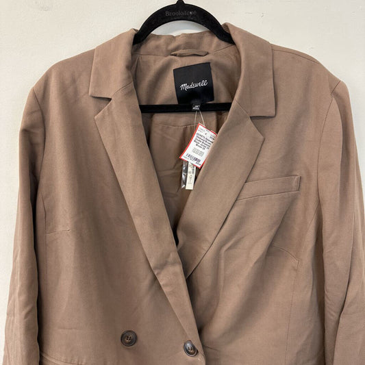 Madewell Brown Double Breasted Blazer Jacket 2X