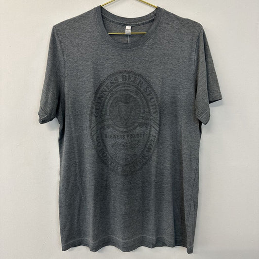 Canvas Grey Short Sleeve Guinness Graphic Tee Medium