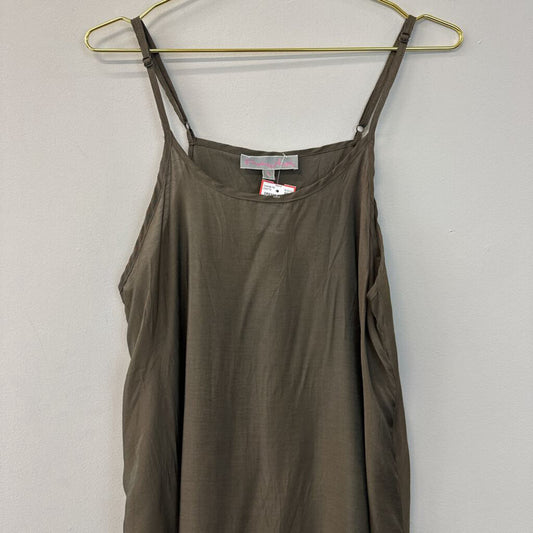 Pretty Angel Olive Green Slip Dress Small