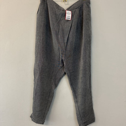 Loomist Grey High Waisted Cotton Pants Large