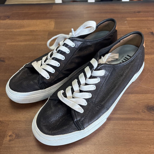 Frye Black Leather Gia Sneakers 8.5