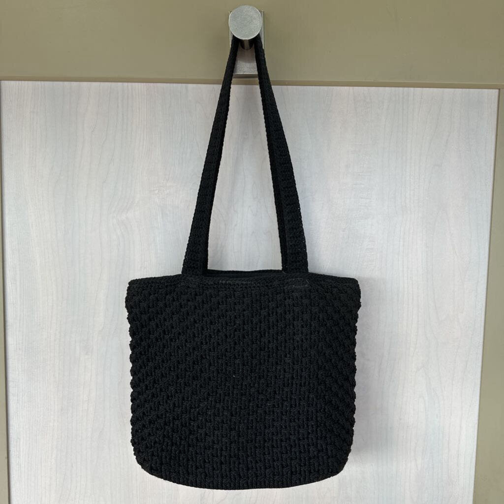 The Sak Black Knit Purse