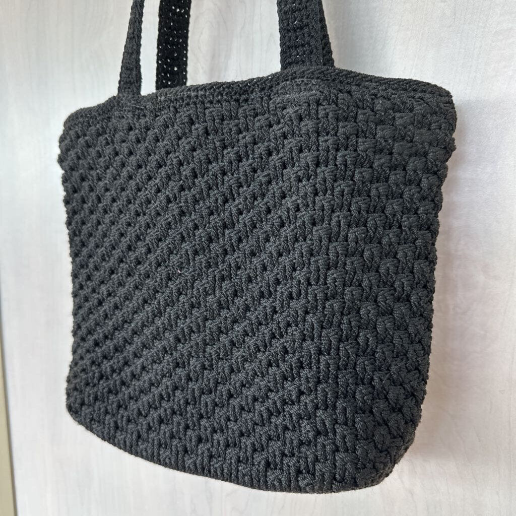 The Sak Black Knit Purse