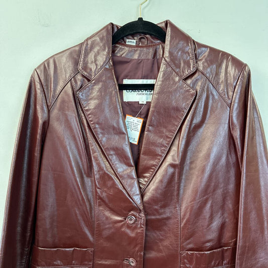 Vintage Wilson Burgundy Leather Jacket 14