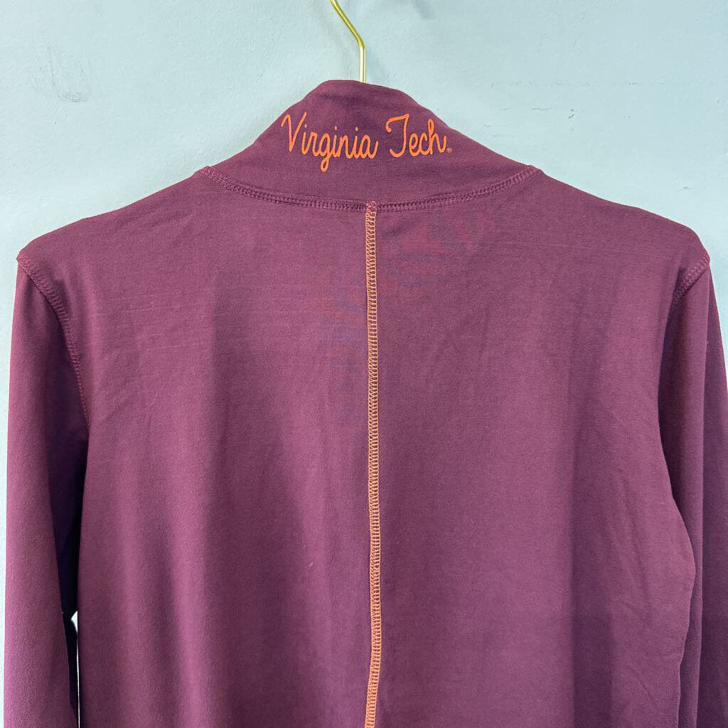 Colosseum Maroon Long Sleeve Zip Up VT Jacket Large