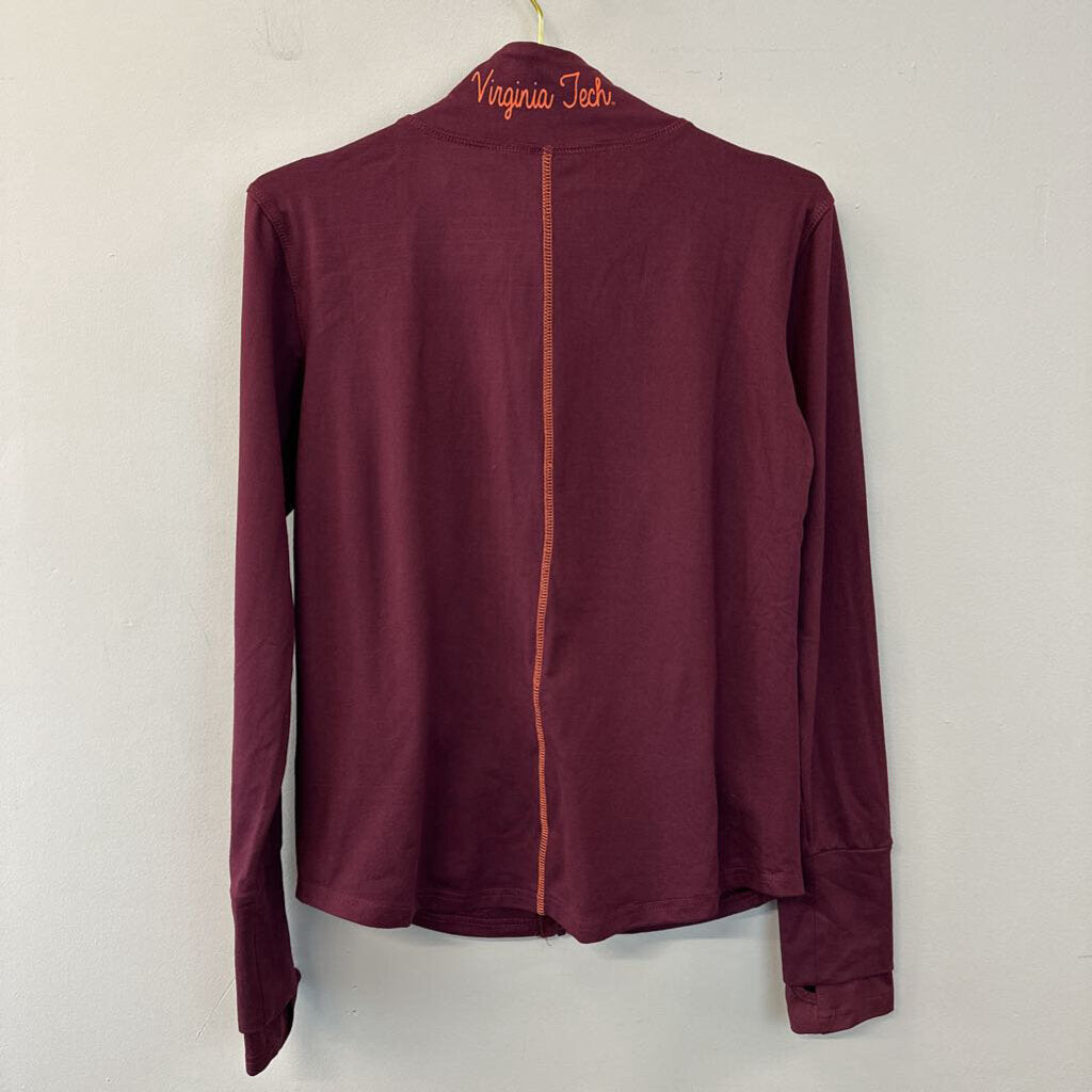 Colosseum Maroon Long Sleeve Zip Up VT Jacket Large