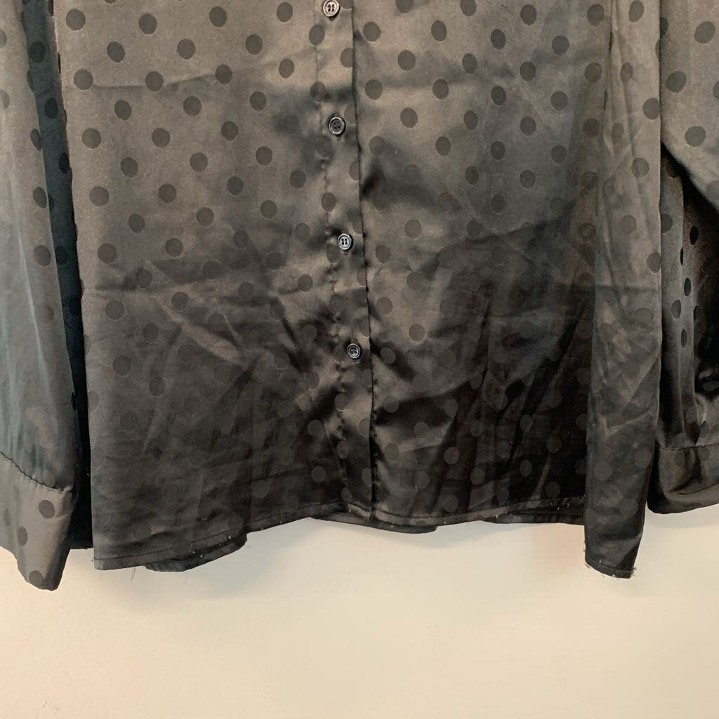 Le Lis Silky Polka Dot Blouse Large