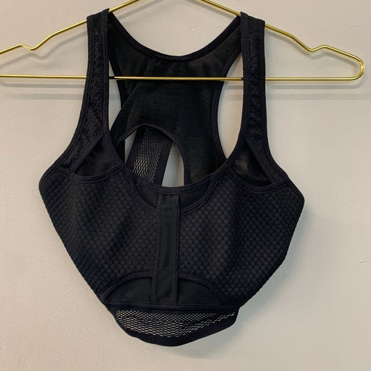 Nike Black Textured Sports Bra Small