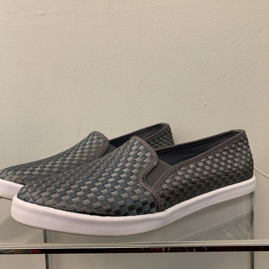 Nautica Grey Weave Textured Low Top Slip On Shoes 8.5