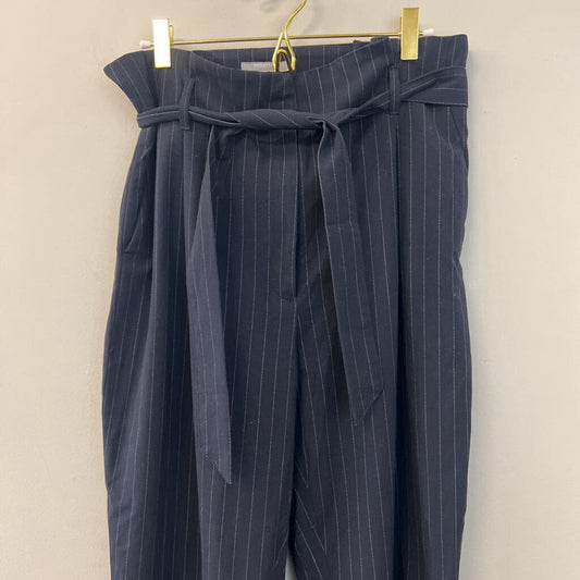 H&M Navy Pin Stripe Pants 8