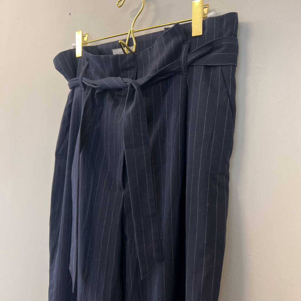 H&M Navy Pin Stripe Pants 8