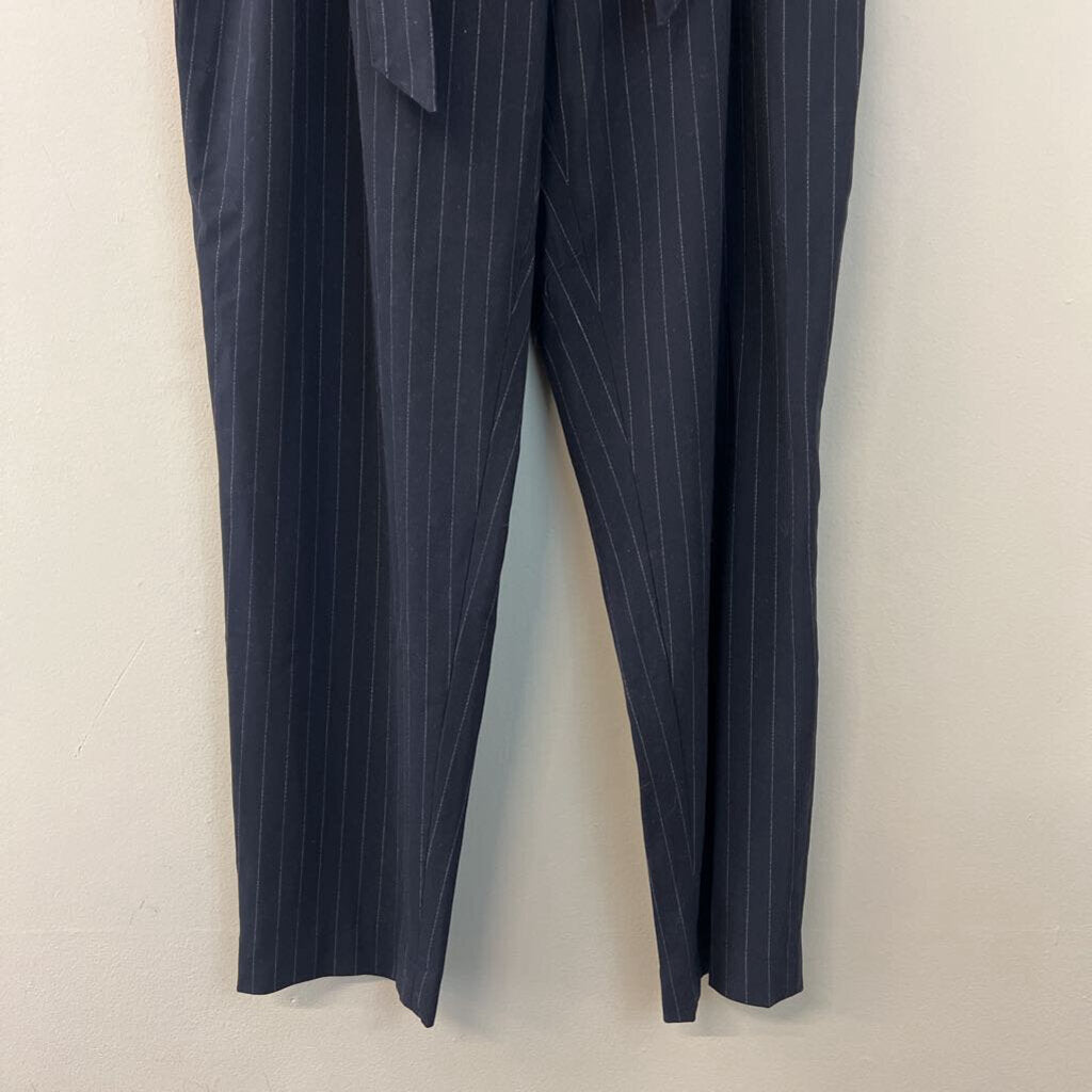 H&M Navy Pin Stripe Pants 8