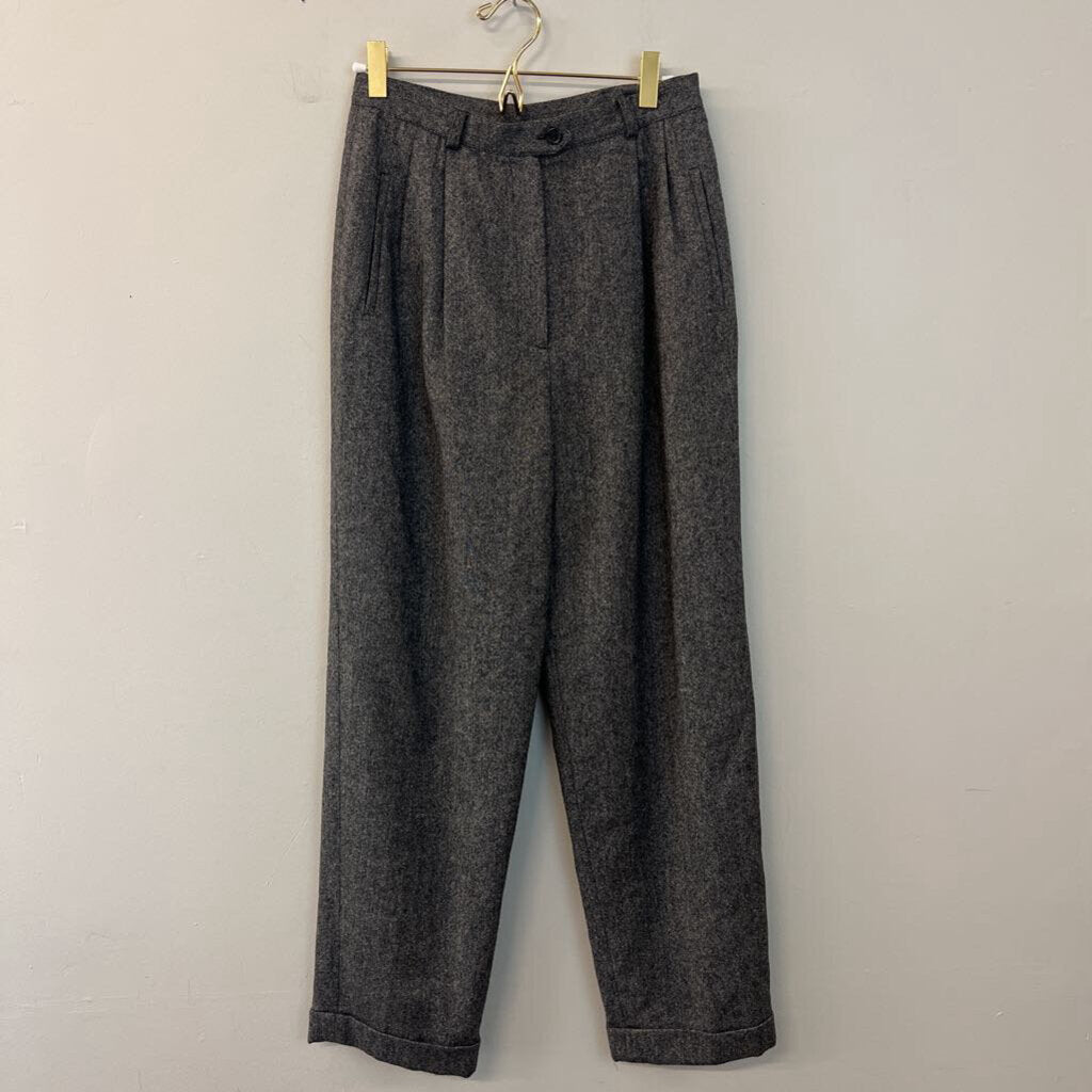 GREY WOOL AND CASHEMERE TROUSERS