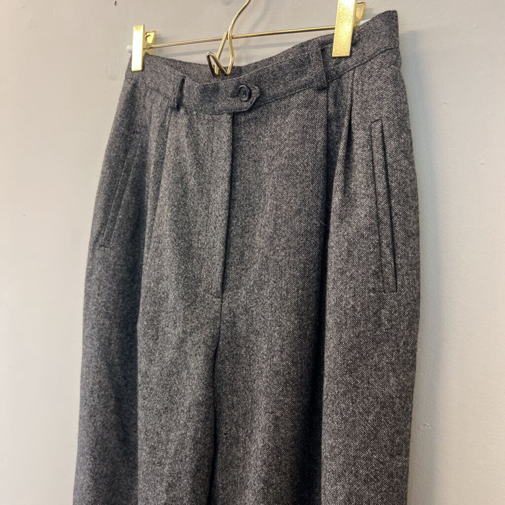 GREY WOOL AND CASHEMERE TROUSERS