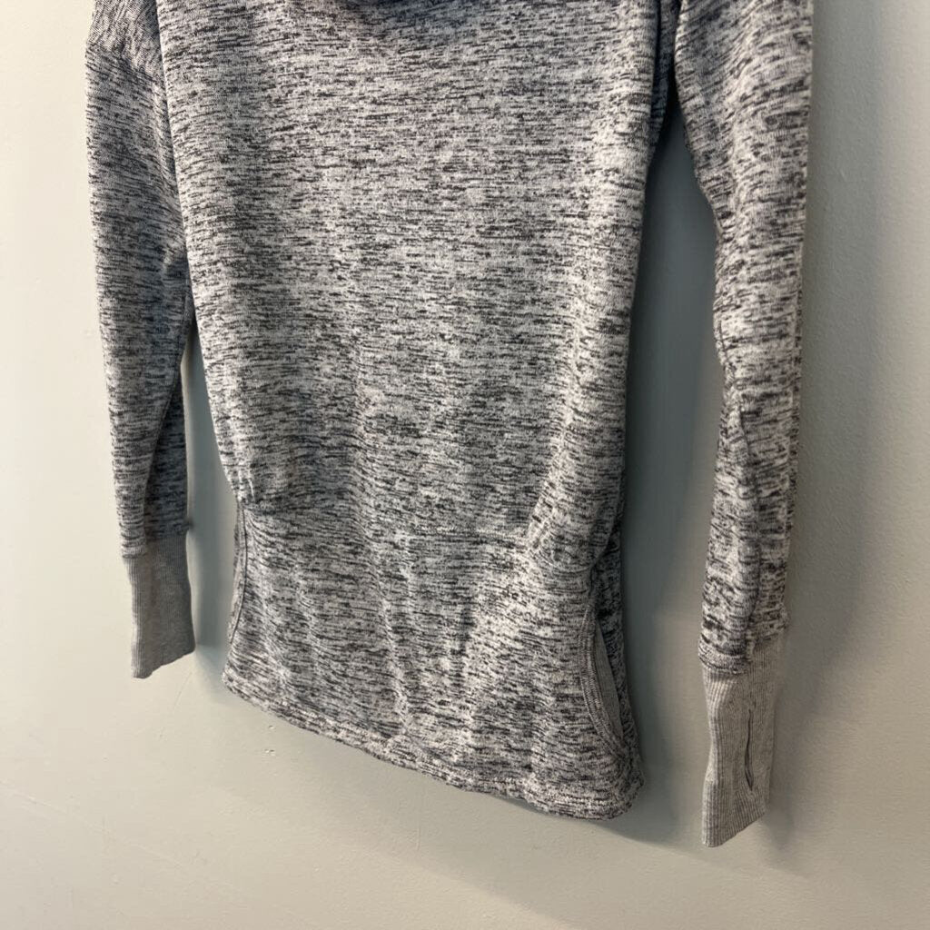 Athleta Grey Cowl Neck Long Sleeve Pullover XXS