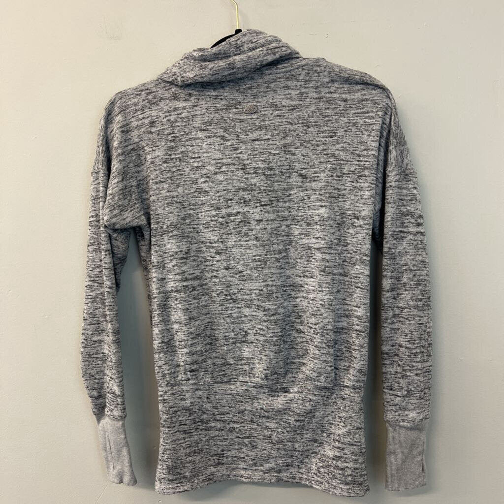 Athleta Grey Cowl Neck Long Sleeve Pullover XXS