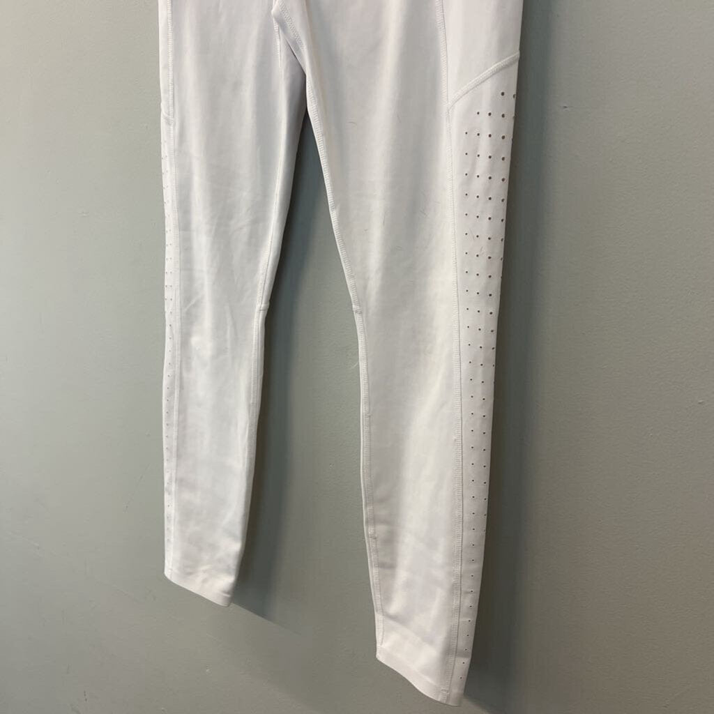 Athleta White Cropped Athletic Leggings Small