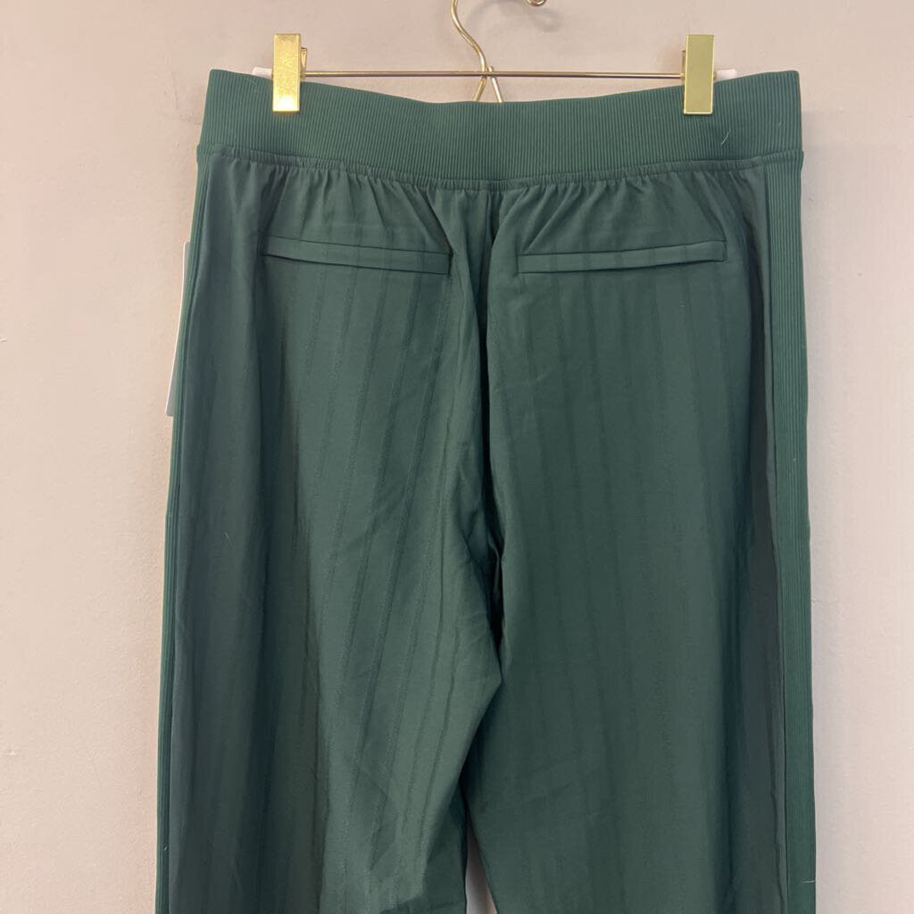 Athleta Green Brooklyn Ankle Pant Gloss Stripe Pants 6