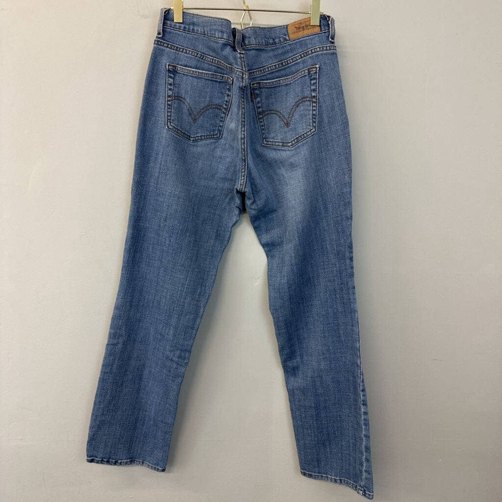 Levi's Light Wash 505 Straight Leg Jeans 10