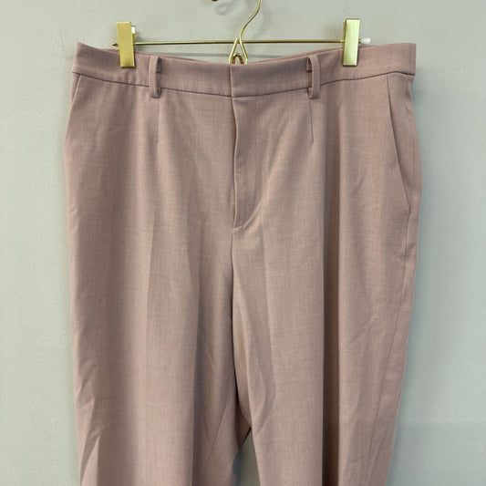 Uniqlo Pink Straight Leg Trouser Pants Large