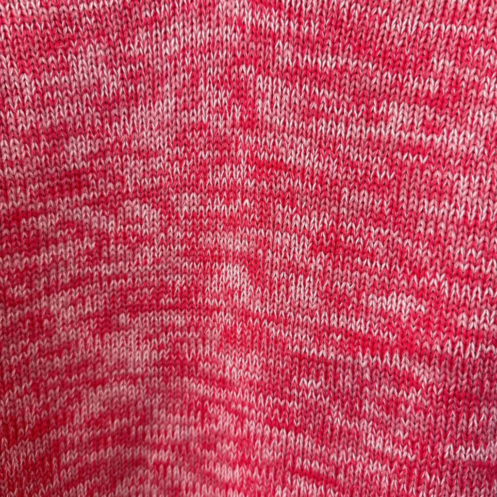 Gap Pink Knit V Neck Long Sleeve Sweater Medium