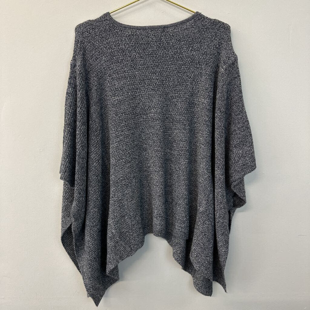 Loft Grey Poncho Top XS/S