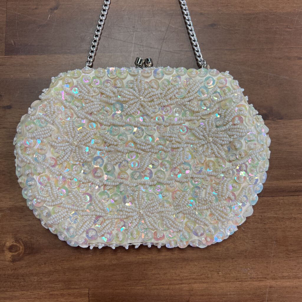 Iridescent Beaded Evening Bag