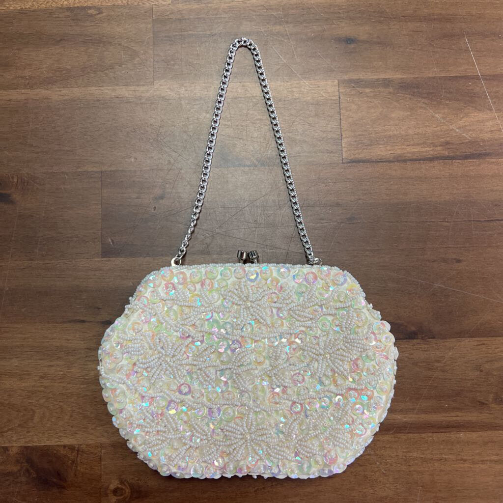 Iridescent Beaded Evening Bag