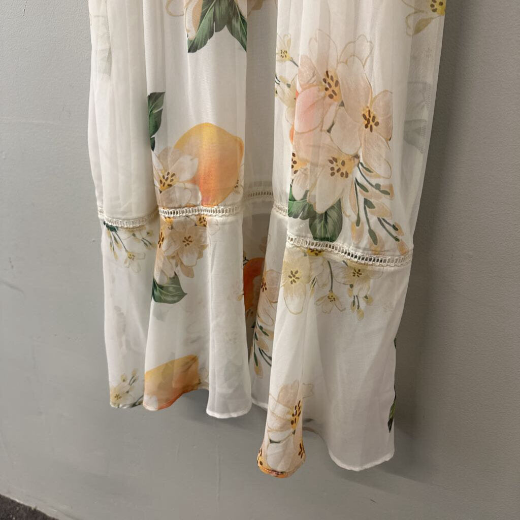 Anthropologie Farm Floral Maxi Dress