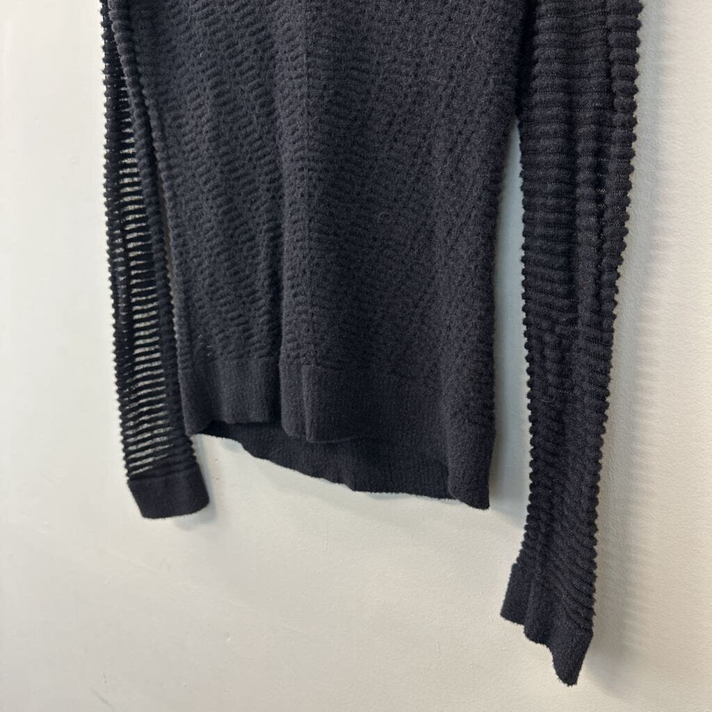 L'AGENCE Black Knit Sweater