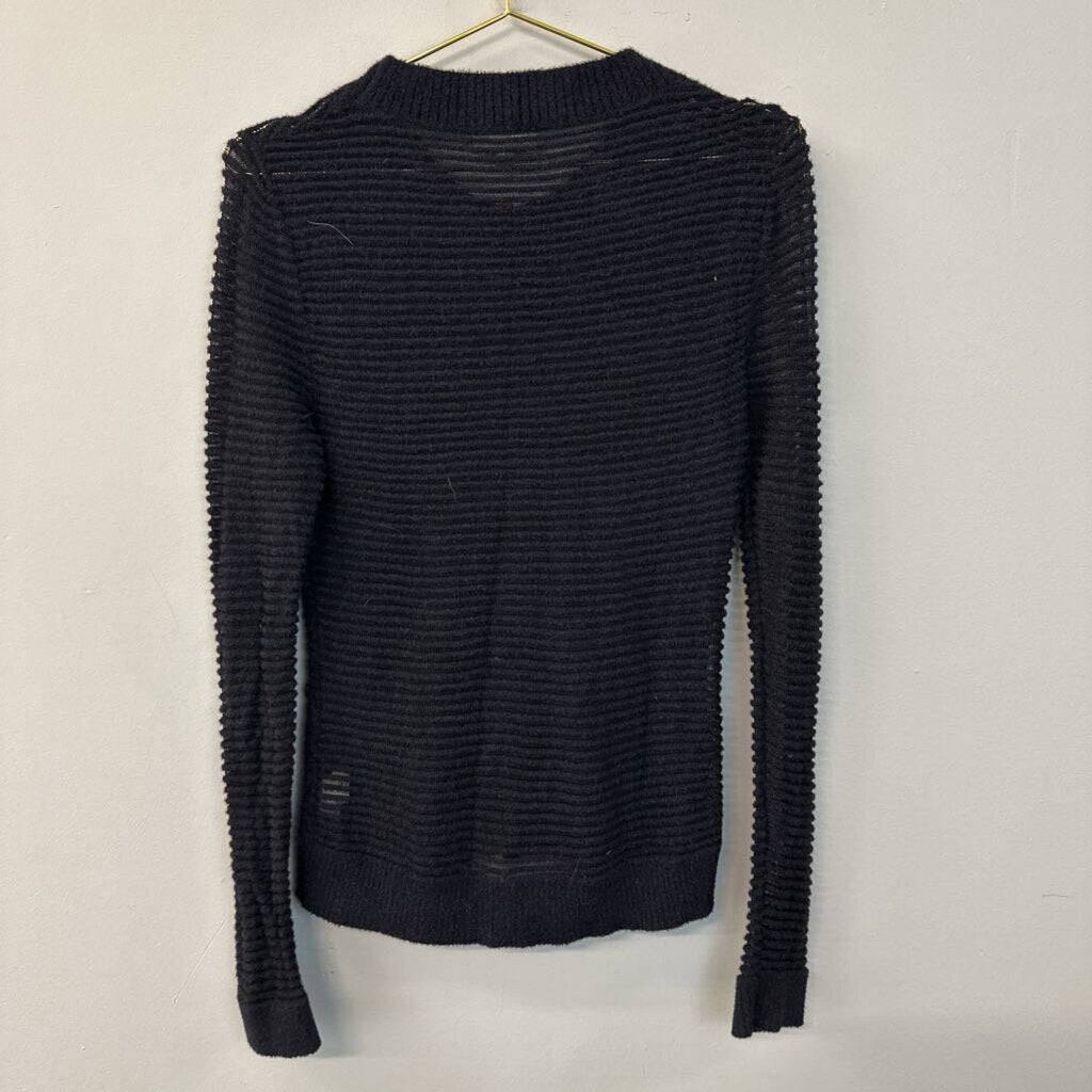 L'AGENCE Black Knit Sweater