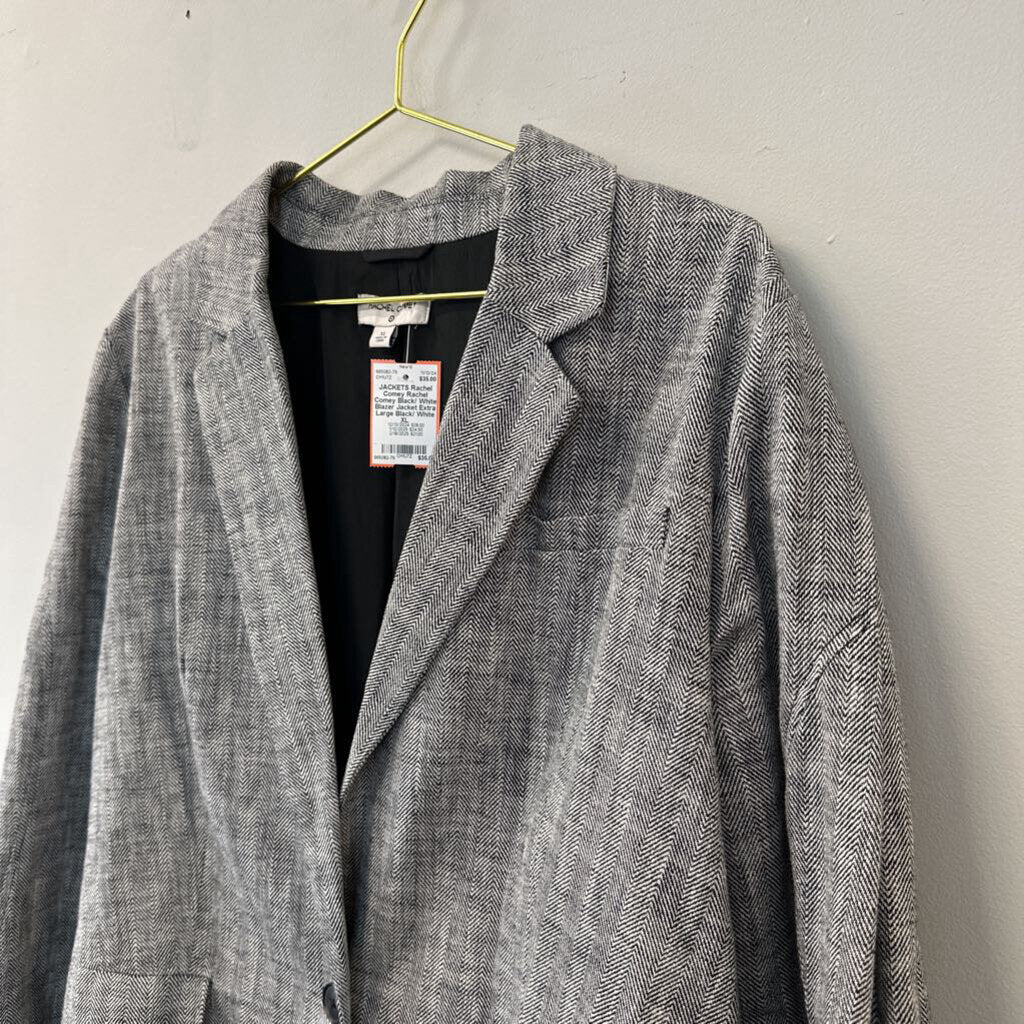 Rachel Comey Black/ White Blazer Jacket Extra Large