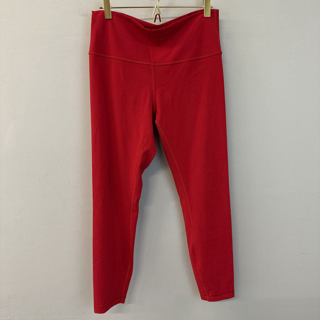 Lululemon Red Athletic Leggings 10