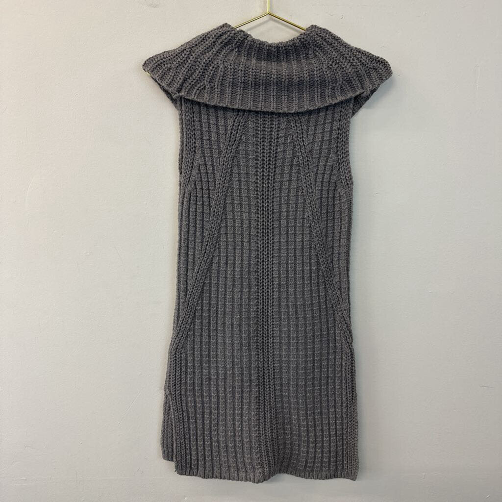 Banana Republic Grey Knit Sleeveless Cowl Neck Tunic Top Small