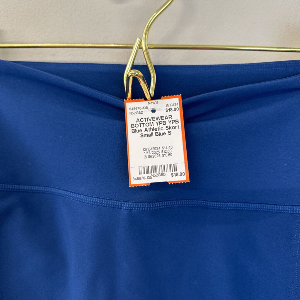 YPB Blue Athletic Skort Small