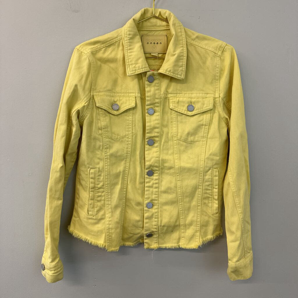 Blank NYC Yellow Denim Jacket Medium