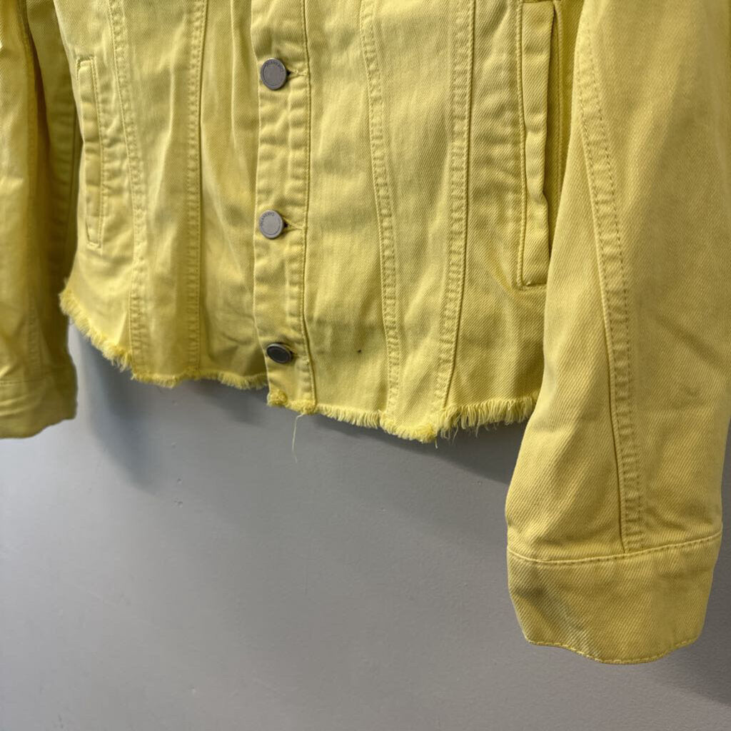 Blank NYC Yellow Denim Jacket Medium